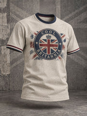 Men's Cool Britannia UK Culture Art Printed T-shirt