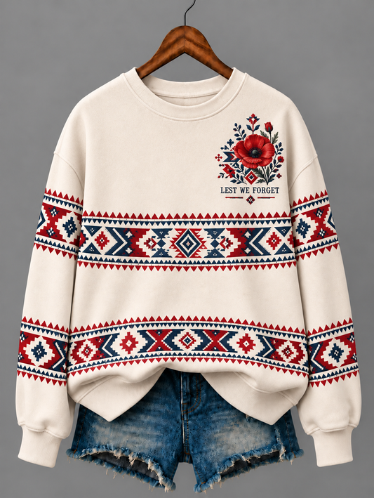 Women's Remembrance Day Regular Sweatshirt