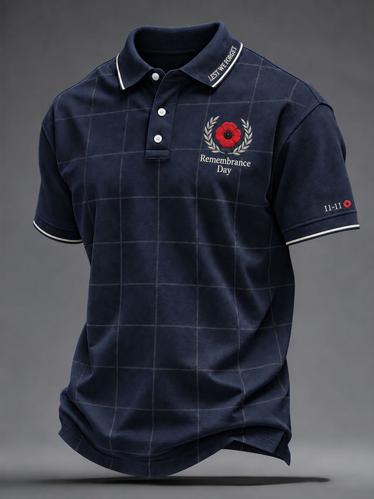 Men's Remembrance Day Lest We Forget Print Shirt
