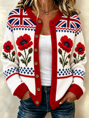 women's Remembrance Day Cardigan
