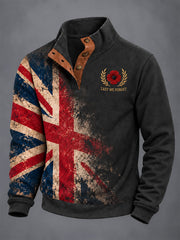 Men's Remembrance Day Four-button Hoodie
