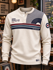 Men's UK Music Lover Mods Art Printed Shirt