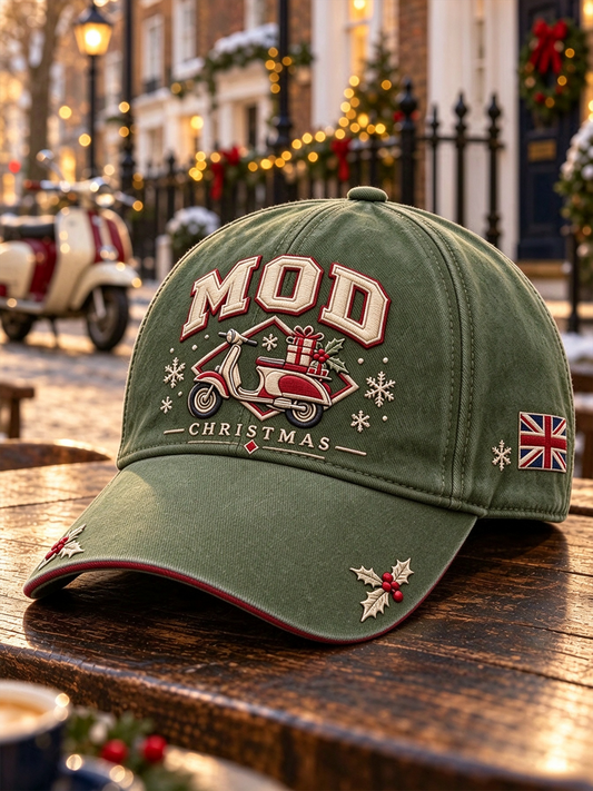 Unisex Mods Culture UK Music Lover Christmas Printed Hat