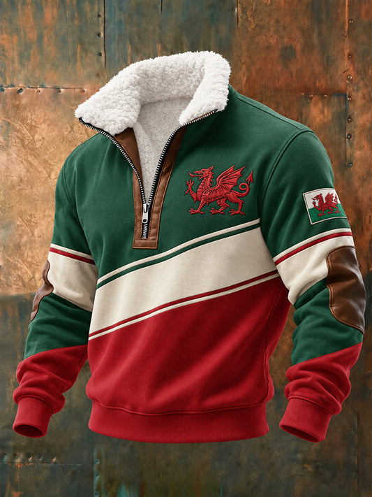 Men's Welsh Dragon Print Sweatshirt