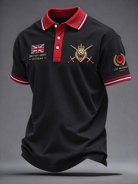 Men's British Army Veteran Print Shirt