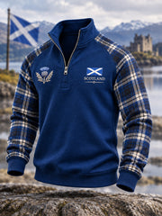 Men's St. Andrew's Day Print Zip-Up Hoodie