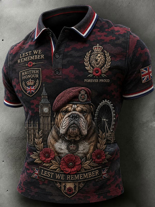 Men's Lest We Forget Print Shirt