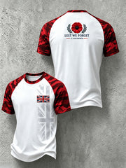 Men's Lest We Forget Print T-shirt