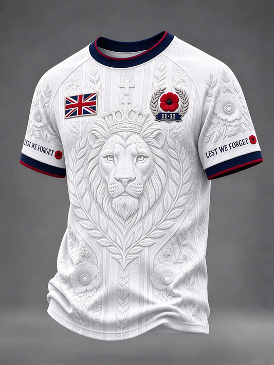 Men's Remembrance Day Short Sleeve T-shirt
