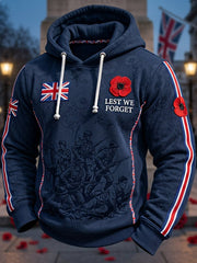 Men's Remembrance Day Lest We Forget Hoodie