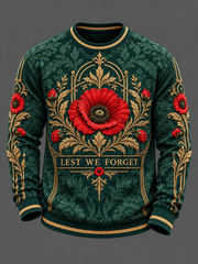 Men's Remembrance Day Waffle Sweatshirt
