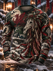 Men's Welsh Dragon Waffle Top