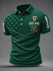 Men's Rugby Lovers Print polo shirt