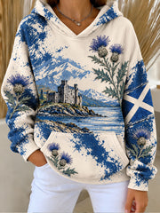 Women's St. Andrew's Day in Scotland Printed Hoodies