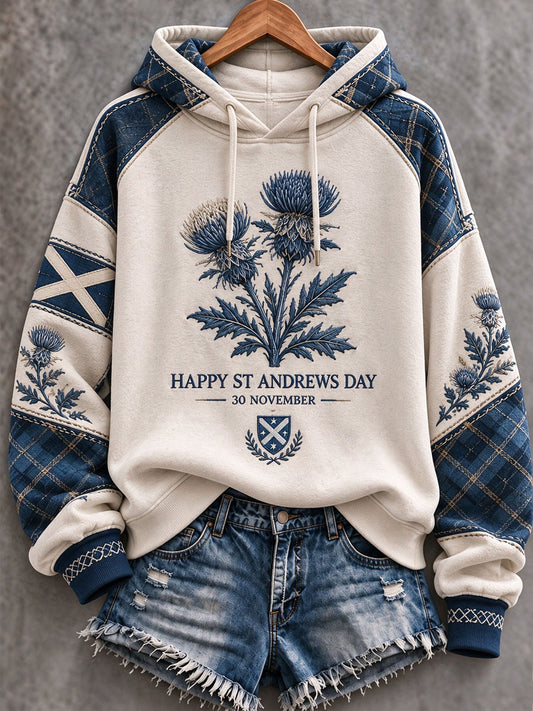 Women's St. Andrew's Day in Scotland Printed Regular Sweatshirt
