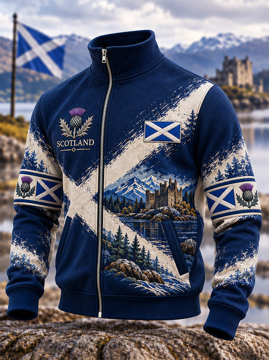 Men's St. Andrew's Day Print Jacket
