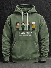 Men's UK Music Lover Lemon Art Printed Hoodie