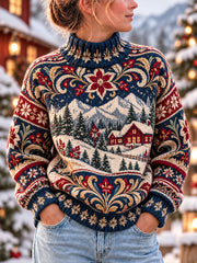 Women's Norwegian-style Christmas tops