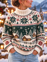 Women's Nordic-Style Christmas Tops