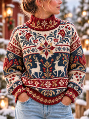 Women's Norwegian-style Christmas tops