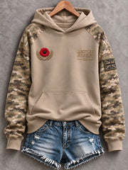 Women's Lest We Forget Print Hoodies