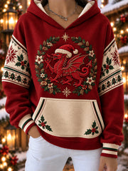 Women's Welsh Christmas Print Sweatshirt