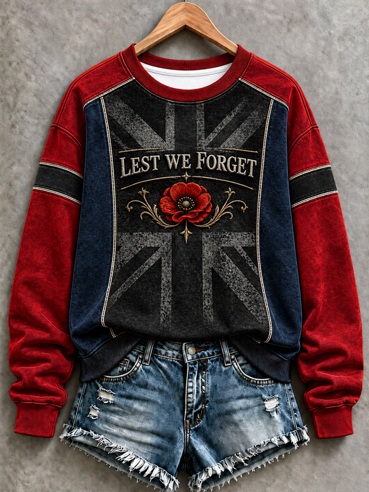 Women's Remembrance Day Regular Sweatshirt