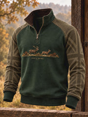 Men's UK Hunting Season Art Printed Sweatshirt