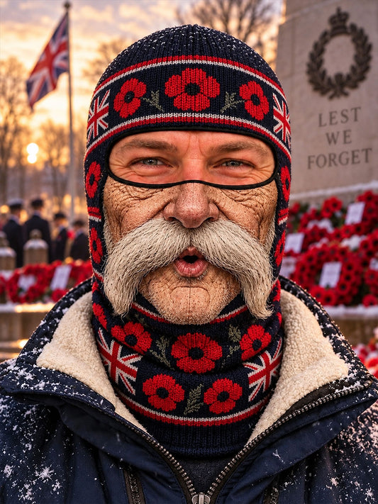 Unisex  Remembrance Day Balaclava