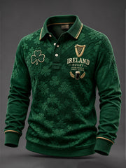 Men's Rugby Lovers Printed long sleeve polo